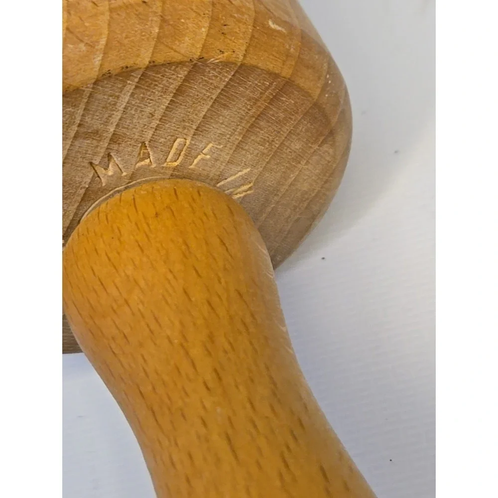Vtg Danish Wood Rolling Pin 15
